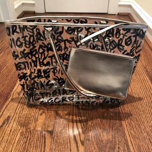 Victoria Secret Small Tote with detachable Pouch